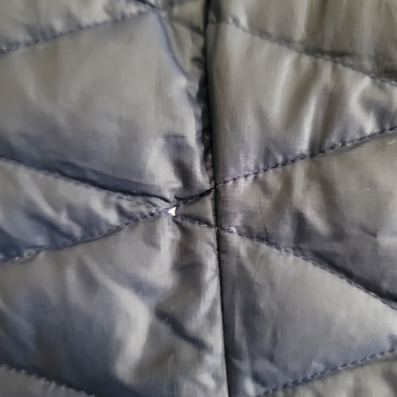 Patagonia Fiona Down Parka Coat Navy Blue XS Zip Front Interior Pockets Puffer - Picture 11 of 11